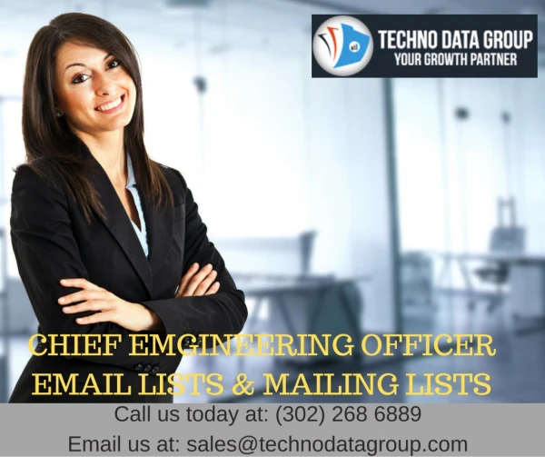 chief emgineering officer email lists mailing