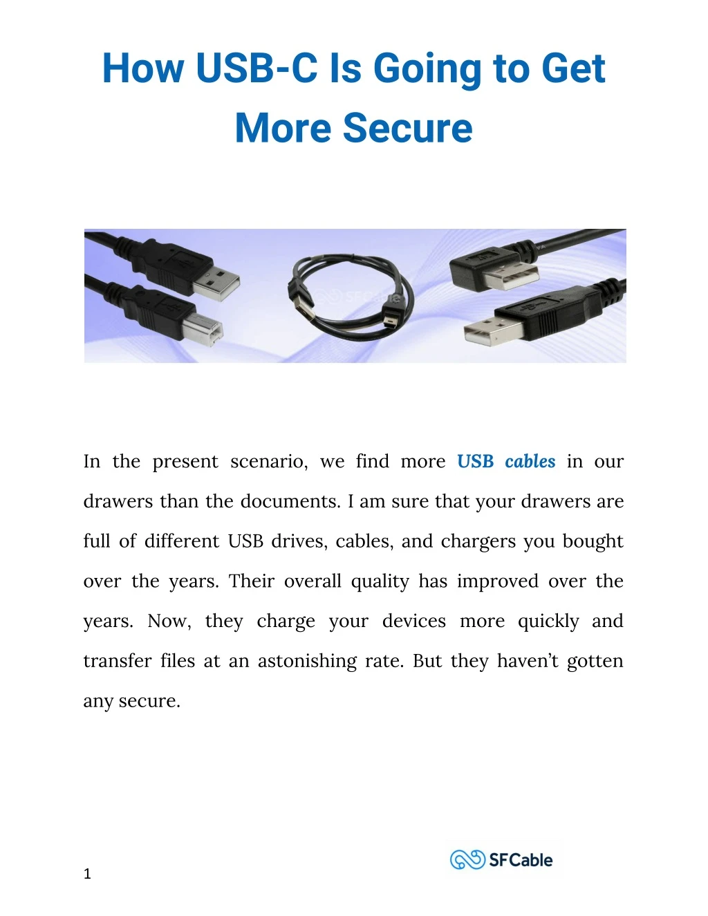 how usb c is going to get more secure