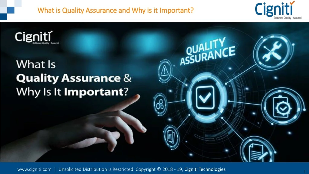 what is quality assurance and why is it important