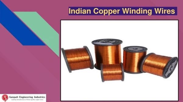 Indian Copper Winding Wires