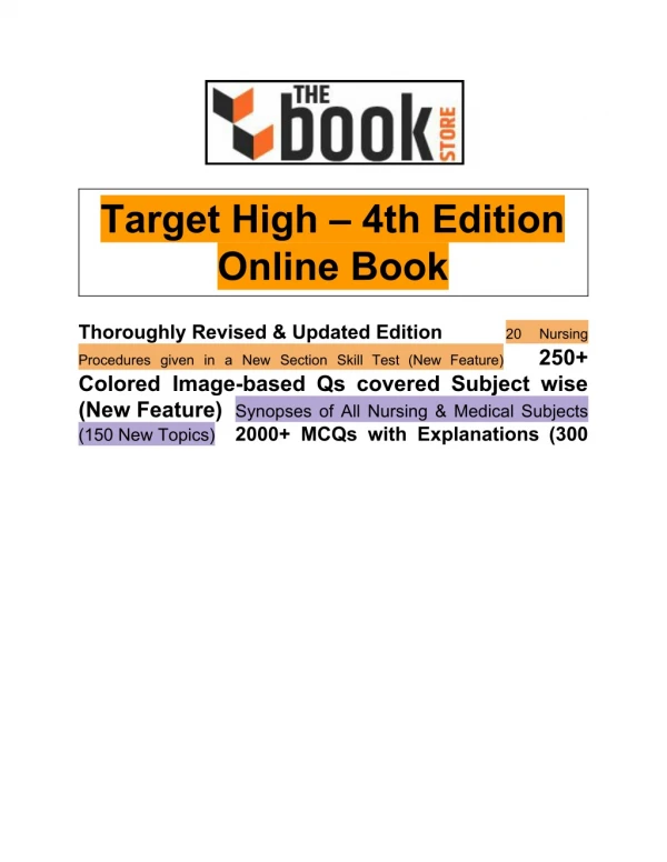 Target High – 4th Edition