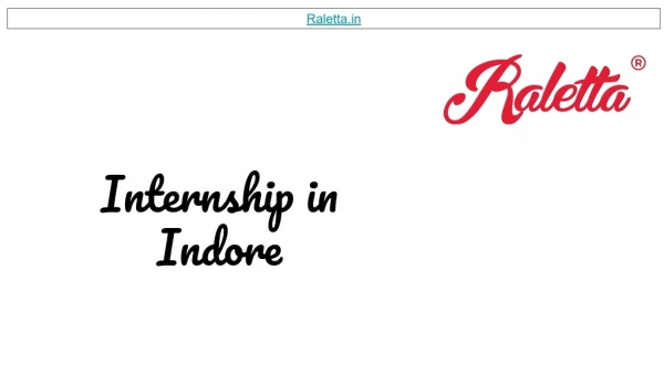 Internship in Indore