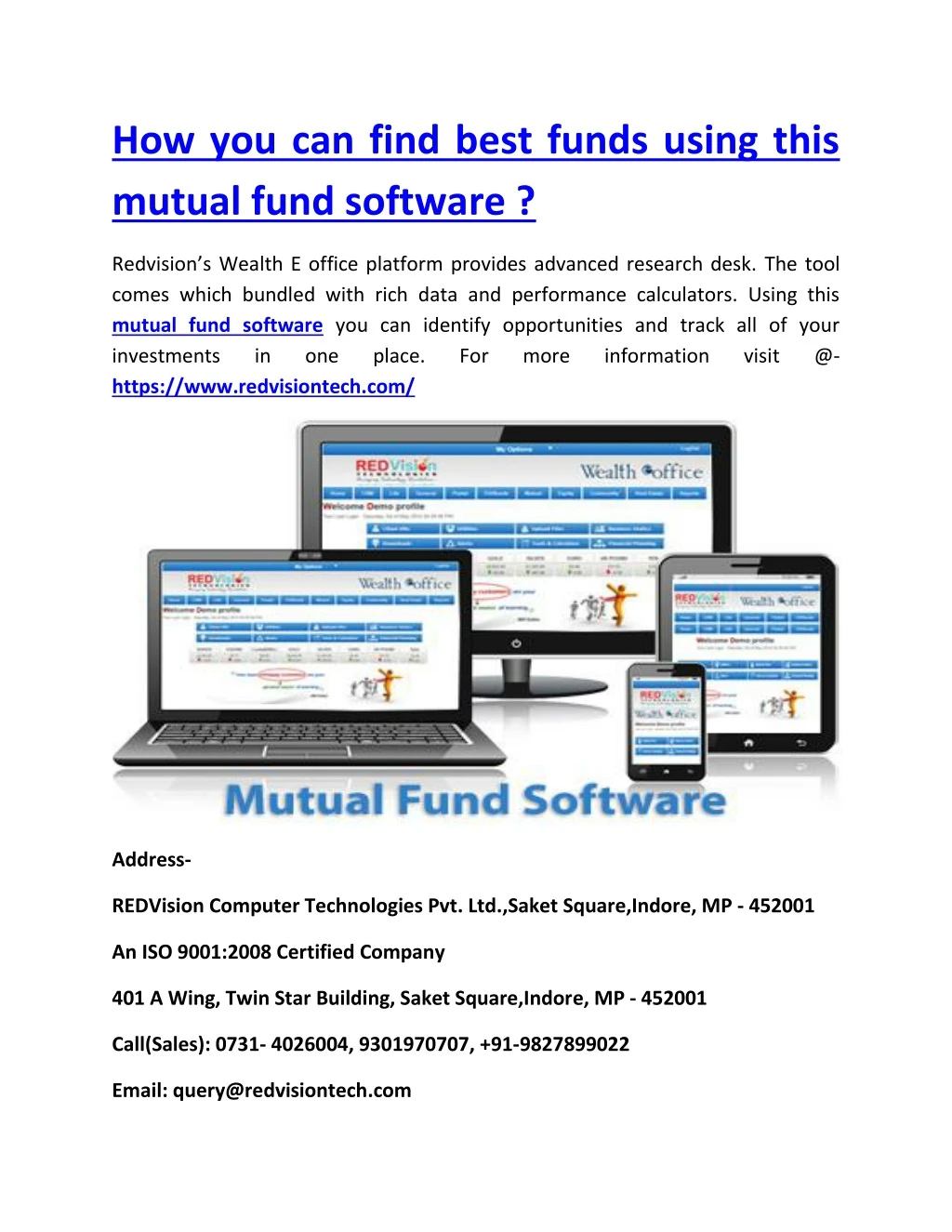 how you can find best funds using this mutual