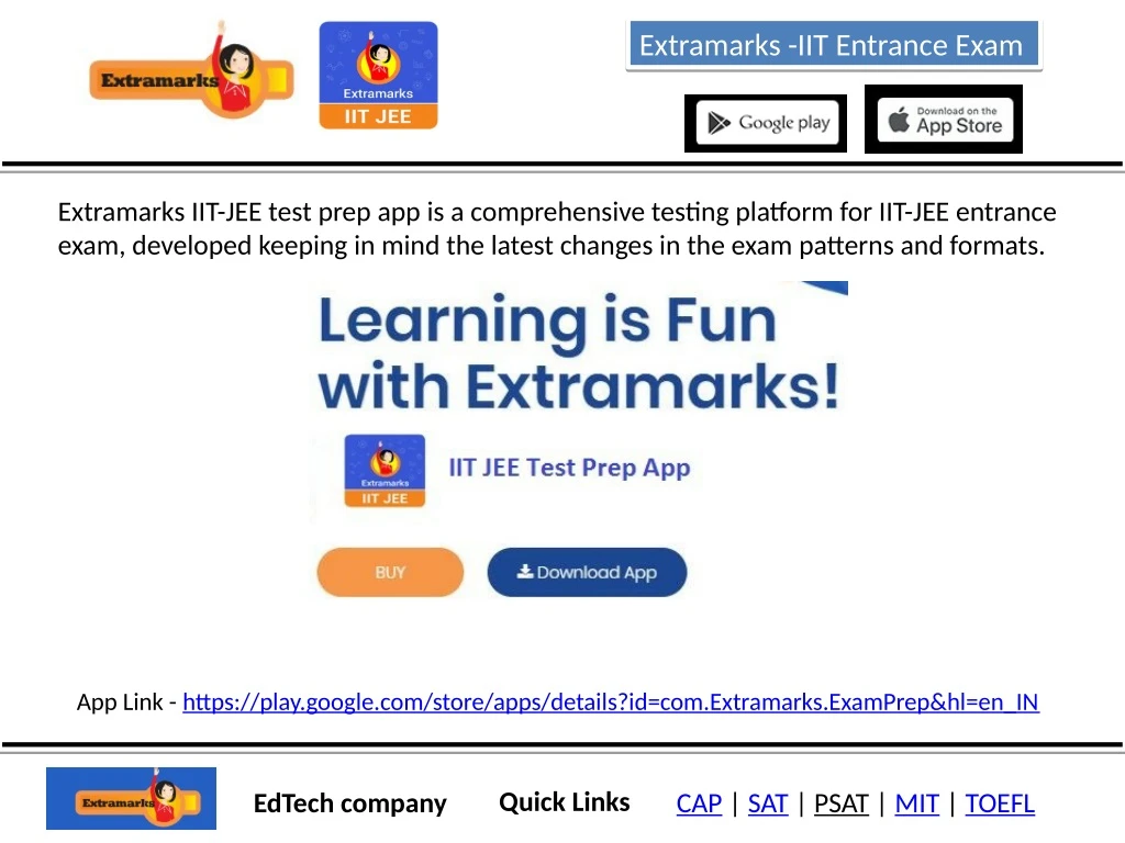 extramarks iit entrance exam extramarks