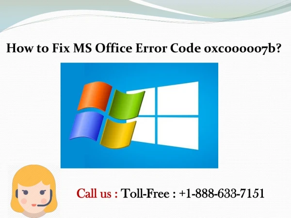 fix ms office error code 0xc000007b