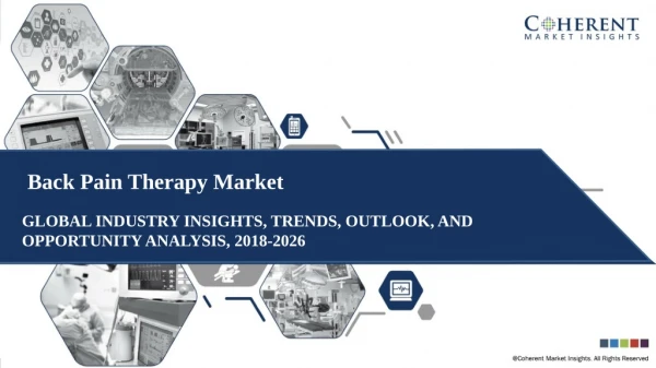 Back Pain Therapy Market Dynamics, Opportunities, Risk, Driving Force, Manufacturers Profiles