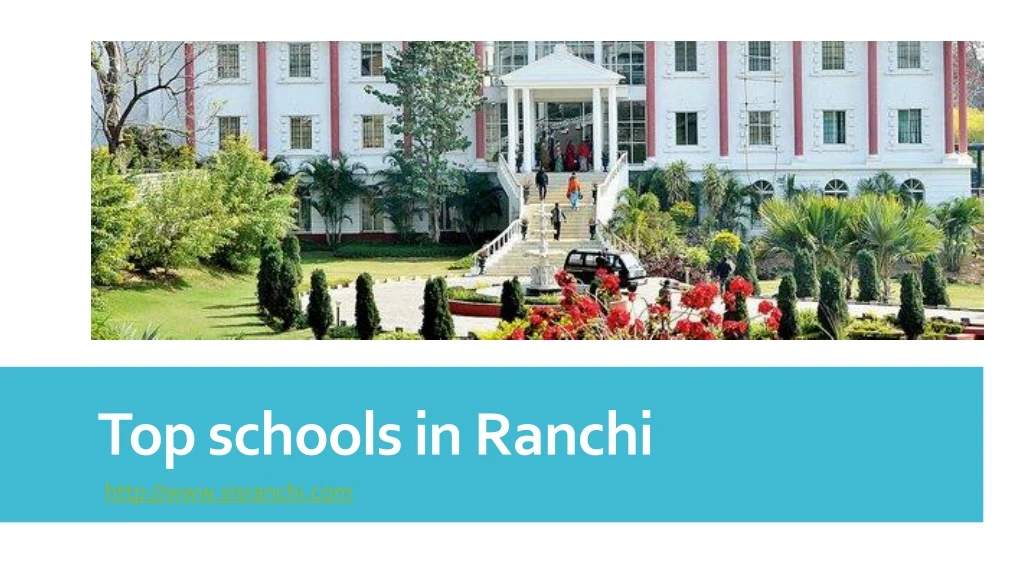 top schools in ranchi