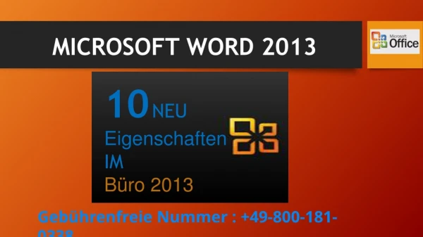 Funktionen Von Microsoft Word 2013