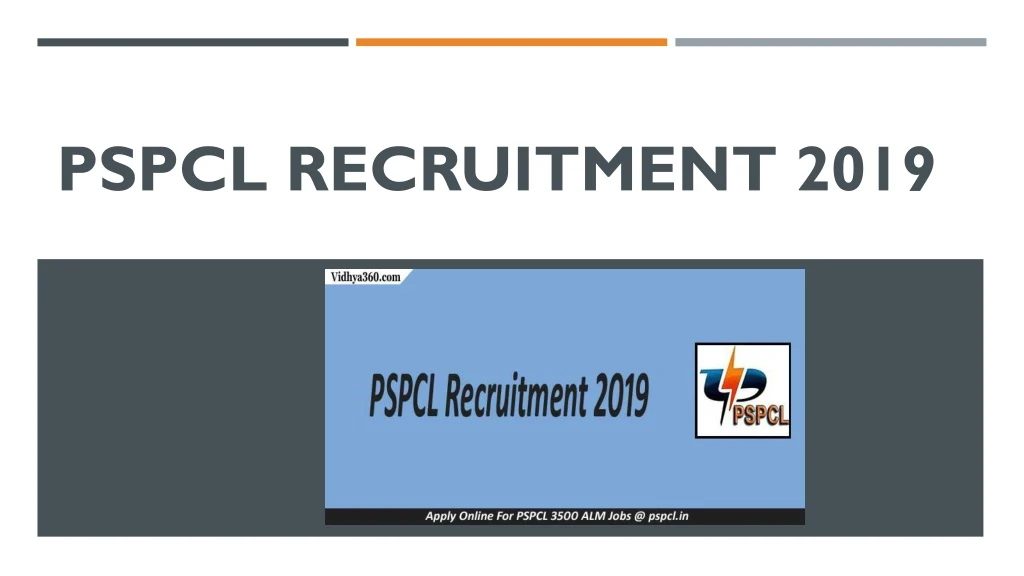 pspcl recruitment 2019