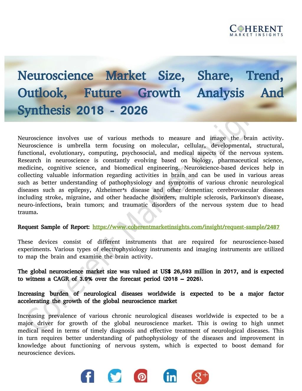 neuroscience neuroscience market size share trend