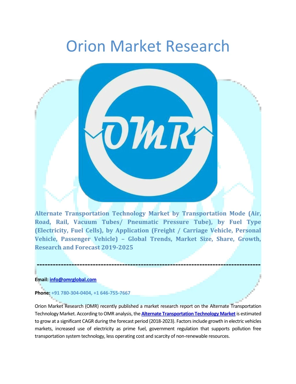 orion market research