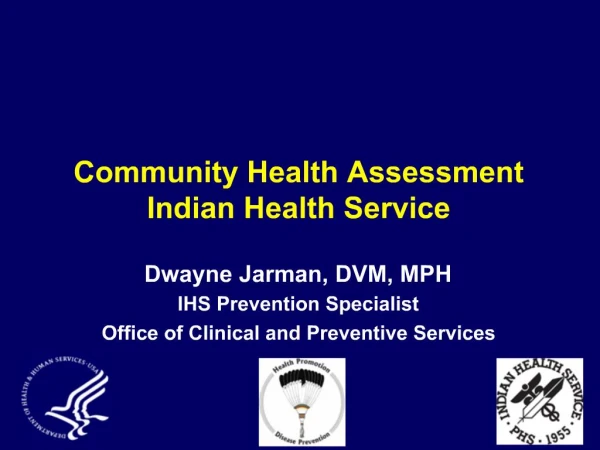 Community Health Assessment Indian Health Service