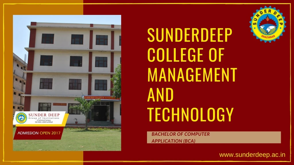 sunderdeep college of management and technology