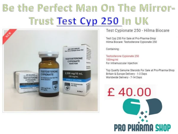 Why Trust Test Cypionate 250 in UK?