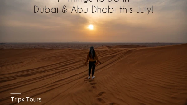 Things to do in Dubai and Abu Dhabi