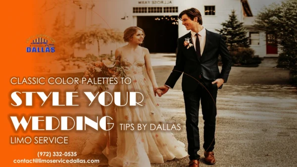 Classic Color Palettes To Style Your Wedding Tips By Limo Service Dallas