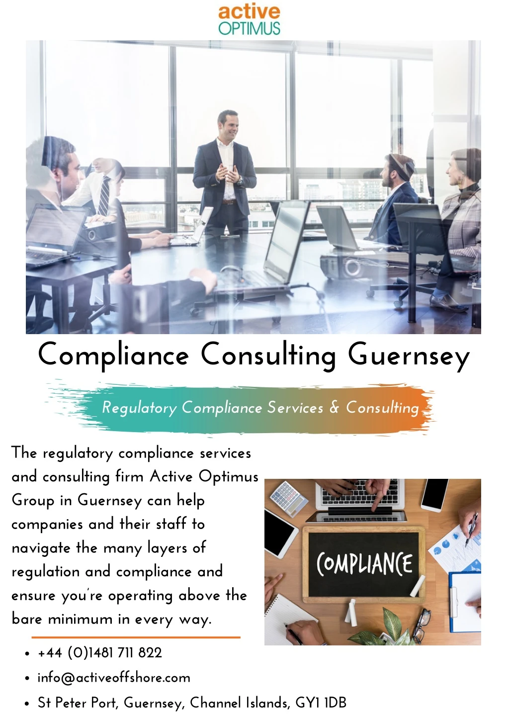 compliance consulting guernsey