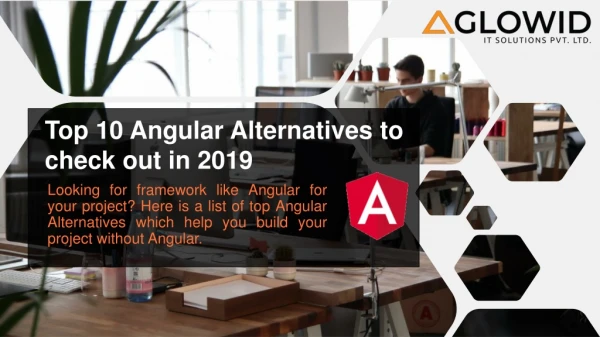 Top 10 Angular Alternatives to Check out in 2019