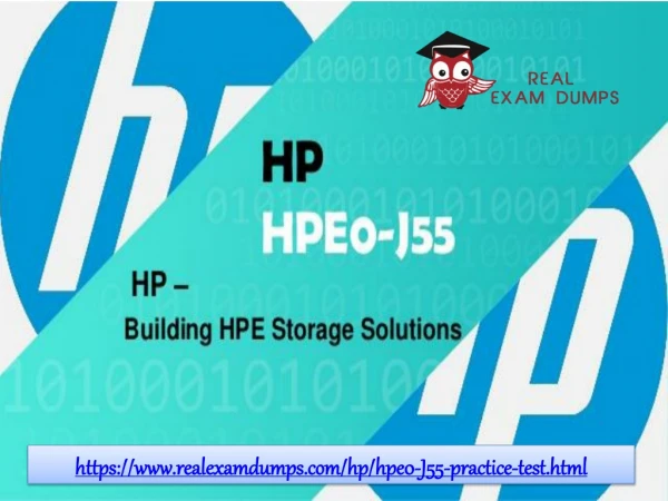 Prepare HP HPE0-J55 Question Answers - HP HPE0-J55 Exam Dumps - Realexamdumps.com