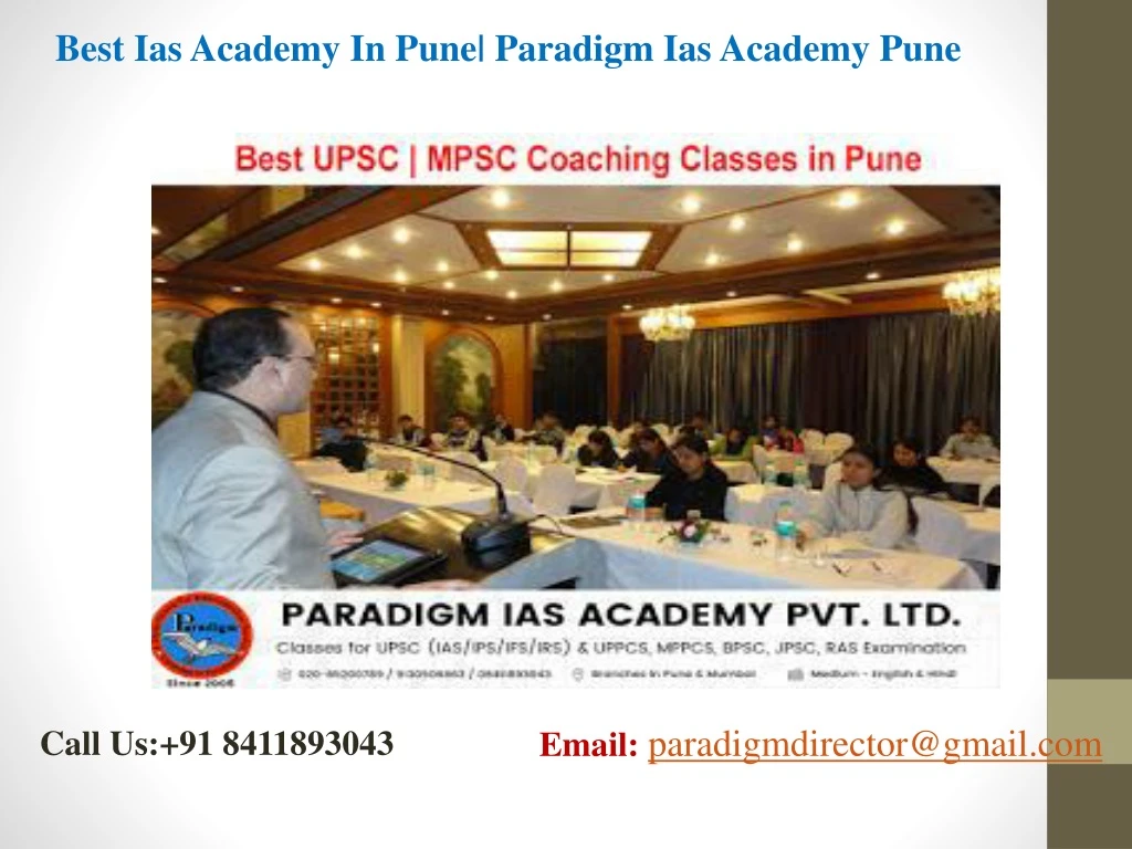 best ias academy in pune paradigm ias academy pune