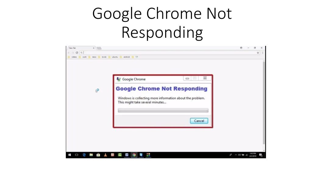 google chrome not responding