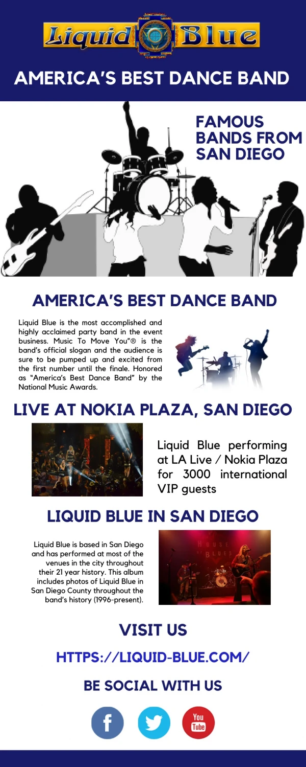 Famous Bands From San Diego - Liquid Blue