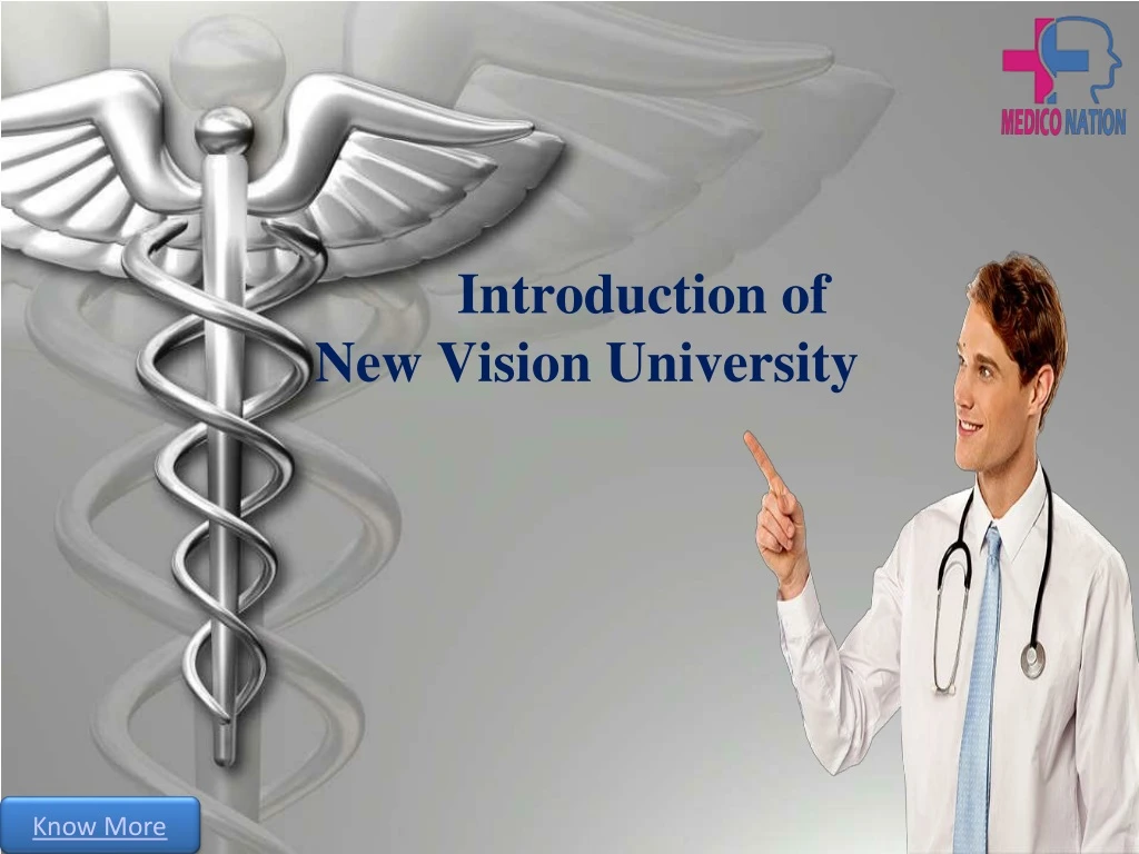 introduction of new vision university