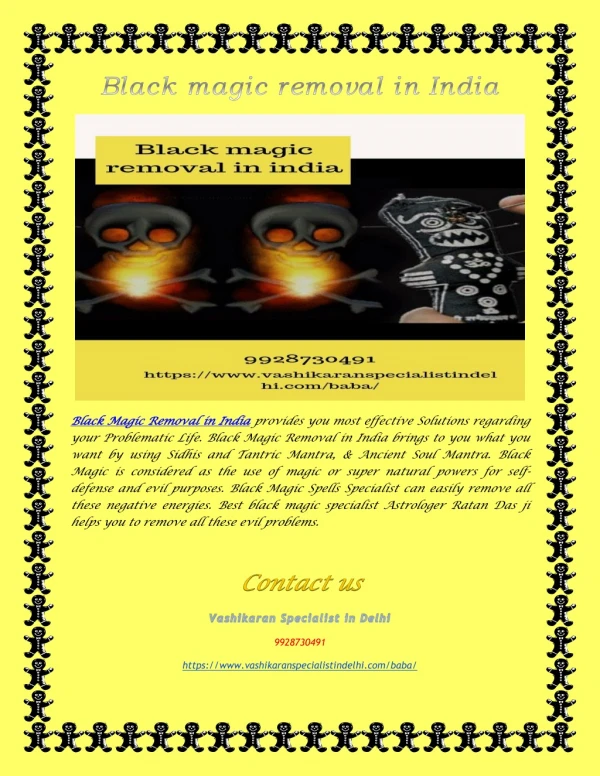 Black magic removal in india