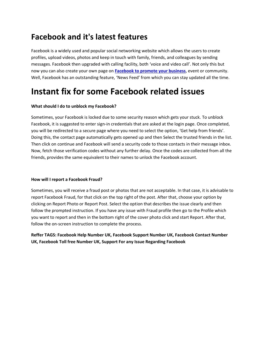 facebook and it s latest features