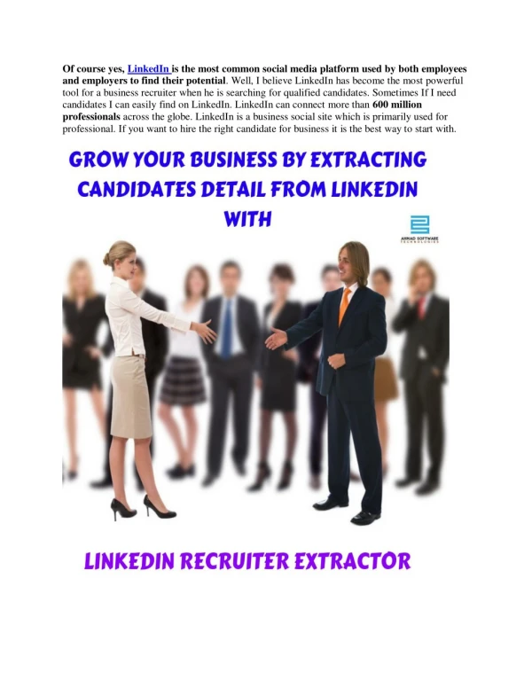 LinkedIn Recruiter Extractor