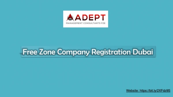 Free zone company registration Dubai