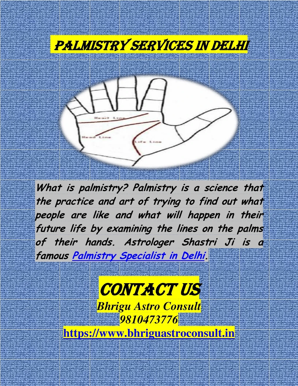 palmistry services in palmistry services in delh
