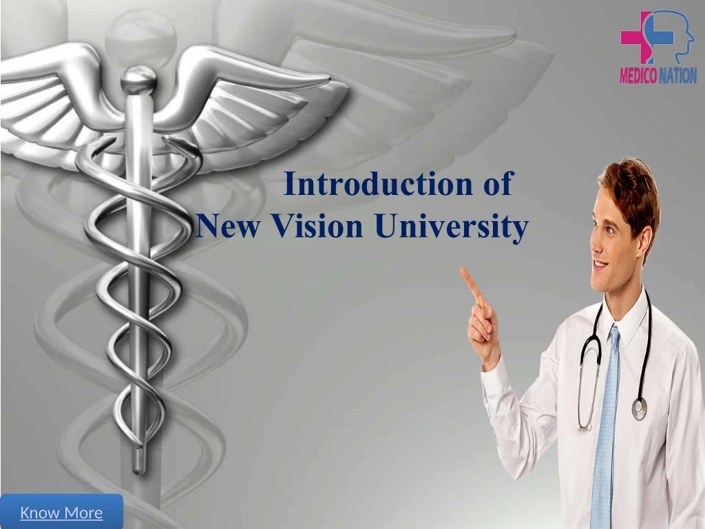 introduction of new vision university