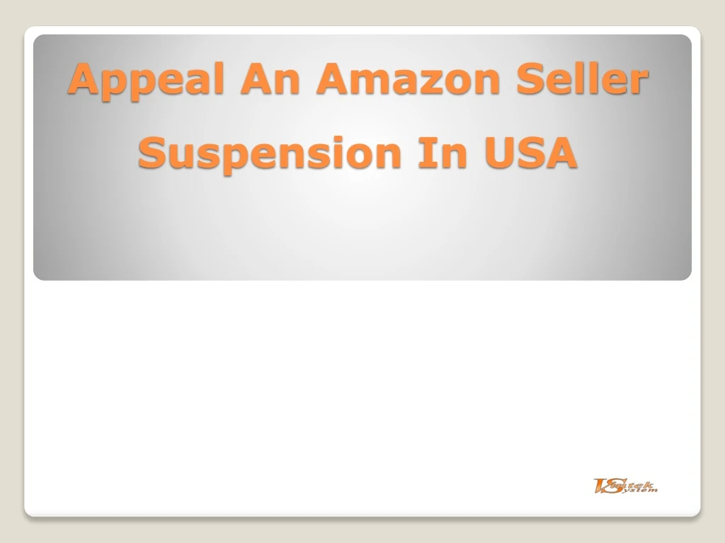 appeal an amazon seller suspension in usa