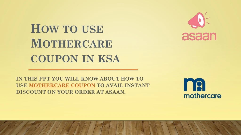 how to use mothercare coupon in ksa