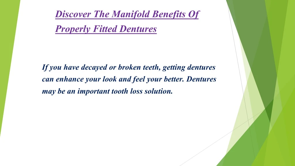 discover the manifold benefits of properly fitted
