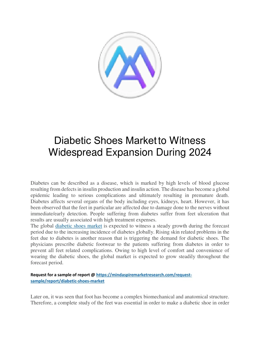 diabetic shoes market to witness widespread
