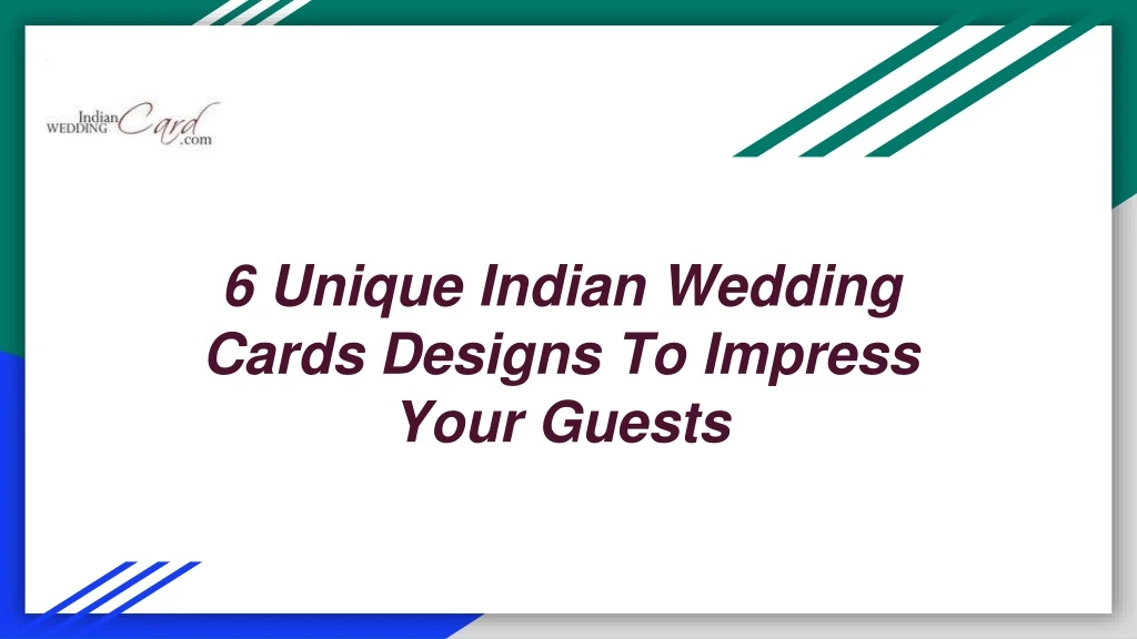 6 unique indian wedding cards designs to impress your guests