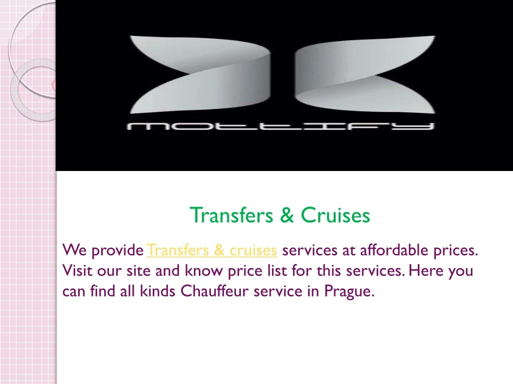 transfers cruises