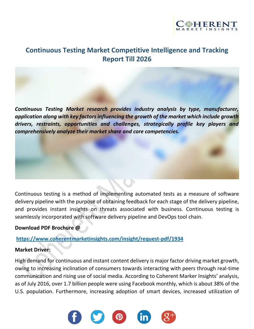 continuous testing market competitive