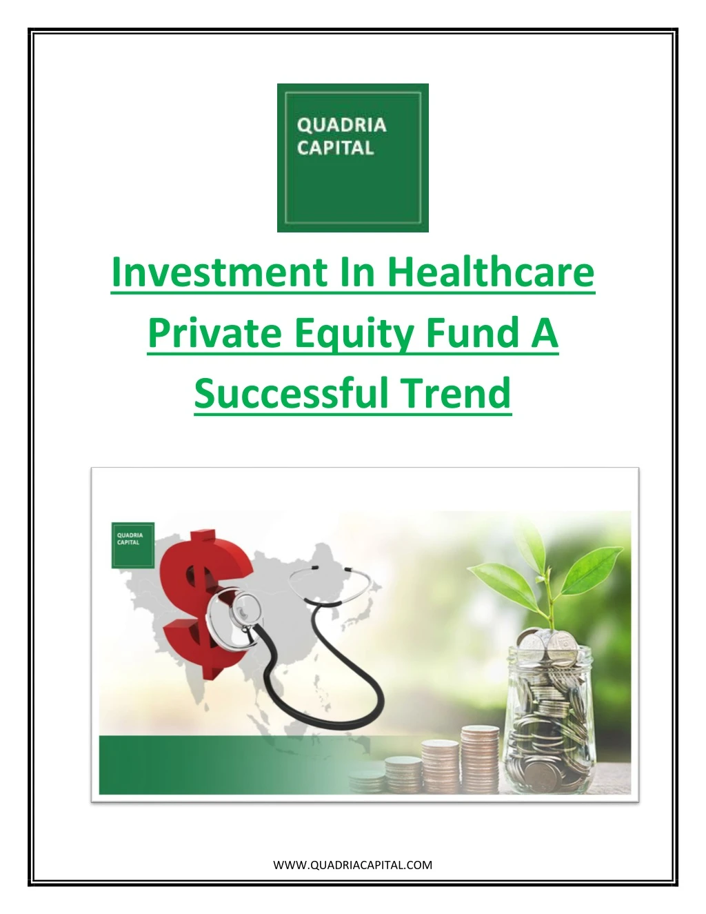 investment in healthcare private equity fund