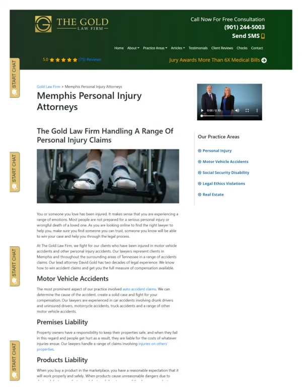 Memphis personal injury Attorney