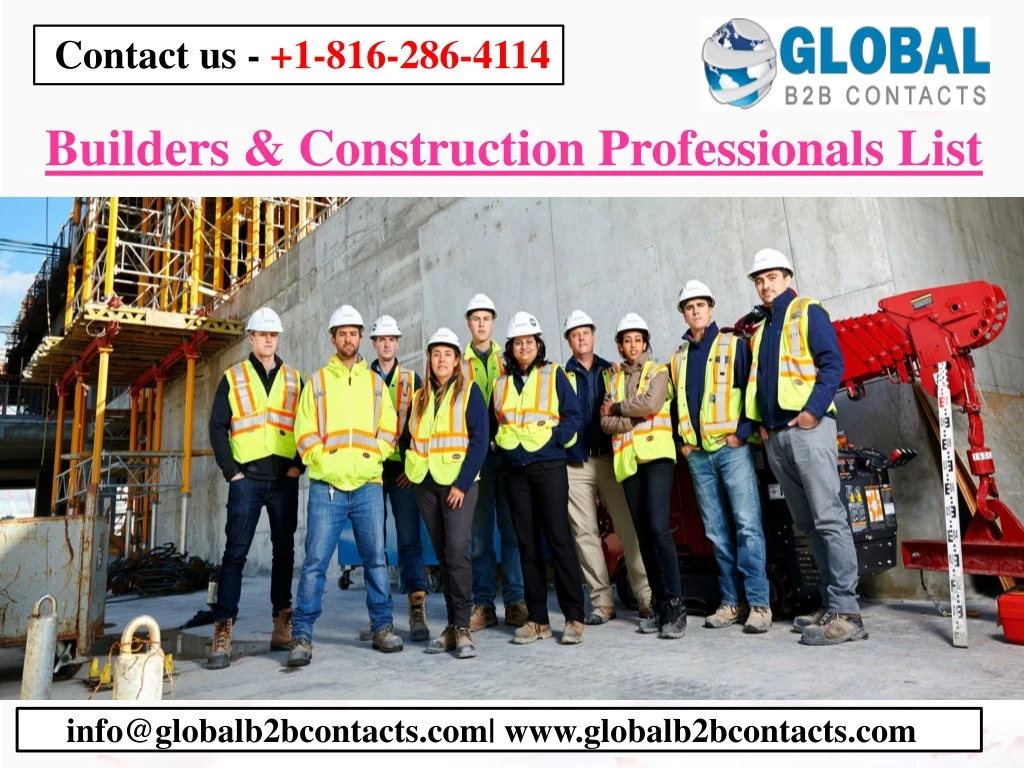 builders construction professionals list