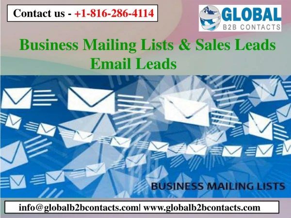 Business Mailing Lists & Sales Leads Email Leads