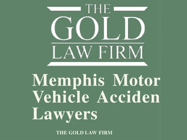 Memphis Motor Vehicle Accident Lawyers