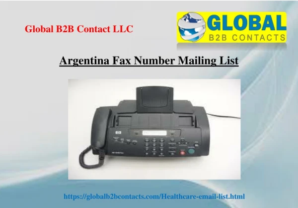 Argentina Fax Number Mailing List