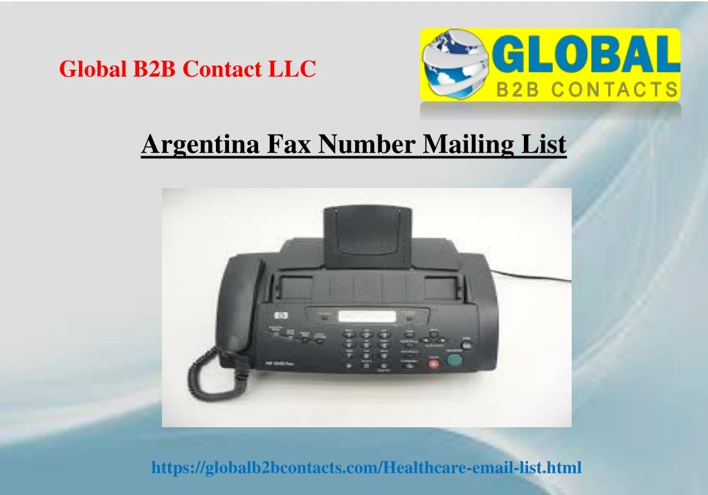 argentina fax number mailing list