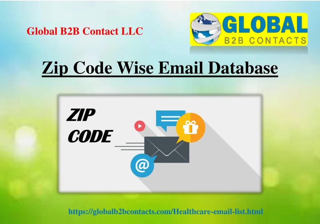 zip code wise email database