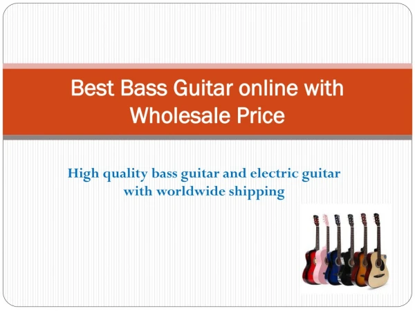 Banggood Coupons - Shop Best Bass Guitar online with Wholesale Price