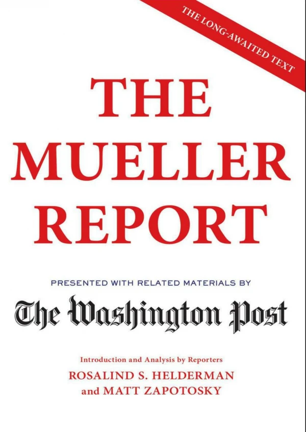 [PDF] Free Download The Mueller Report By The Washington Post